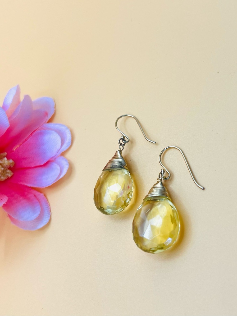 Elegant Gold plated Drop Earrings
